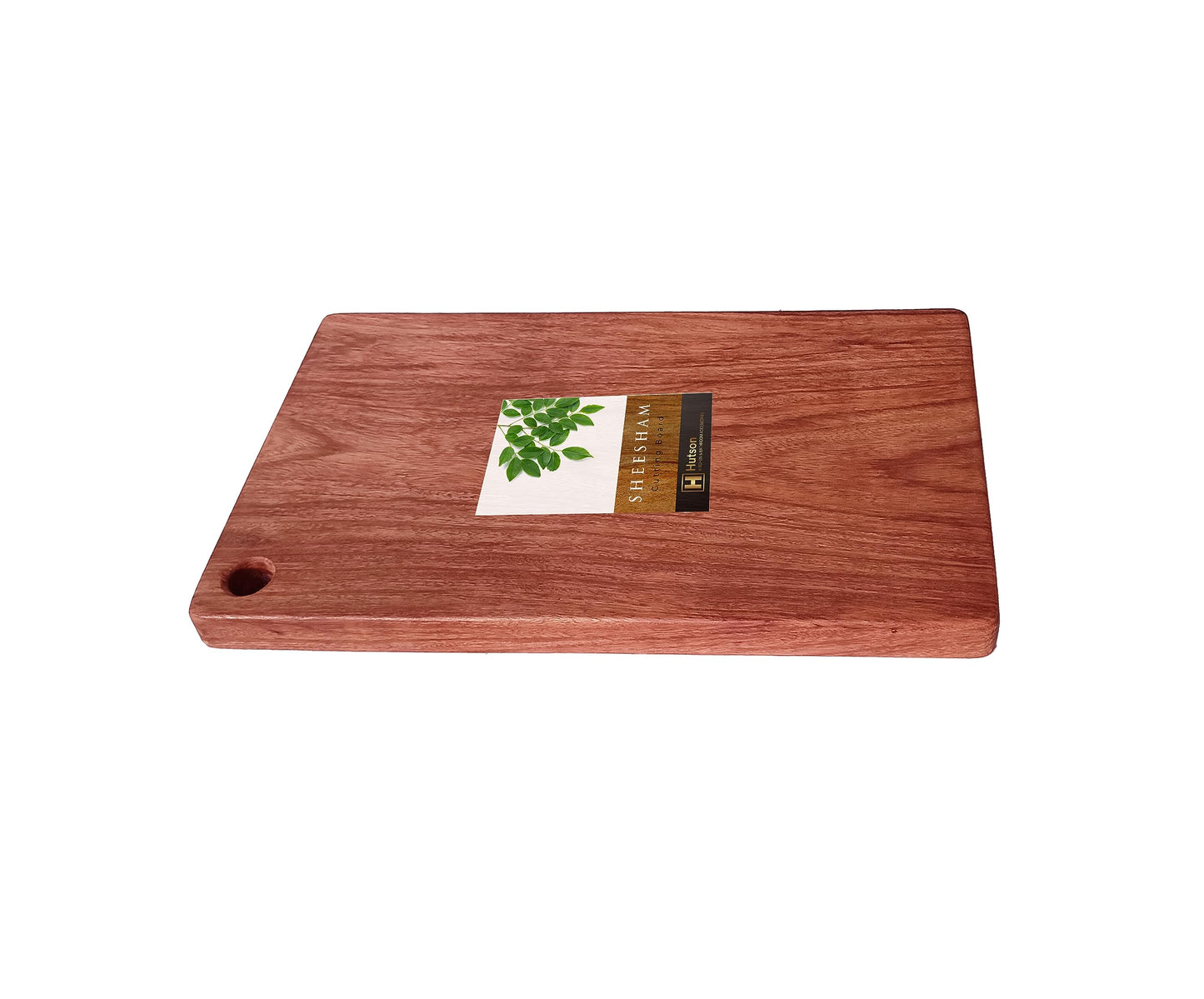 Hutson Natural Sheesham Wood Antibacterial & Reversible Kitchen Chopping Board 1 inch Thick – Anti-Skid, Knife-Friendly (Extra Thick - 15x10)