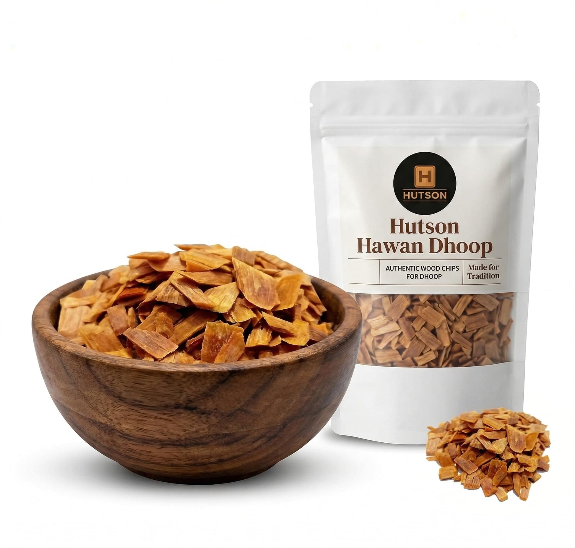 Hutson Wood Puja Hawan Samagri/Dhoop/Humad for Pooja and Havan (Auric Mix (1 KG))